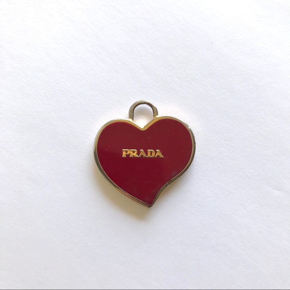 AUTHENTIC Prada Heart Pendant